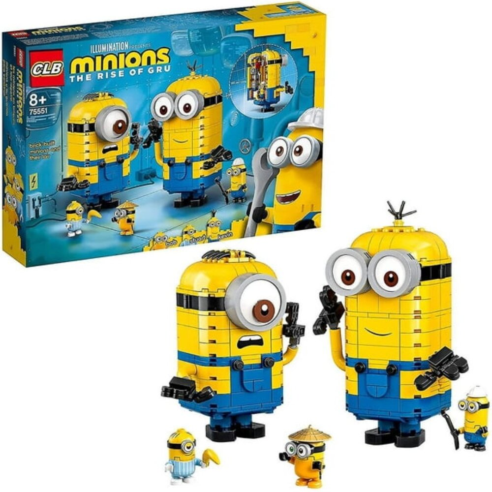 Lego Minions Brick-built Minions and their Lair 75551 New In Box